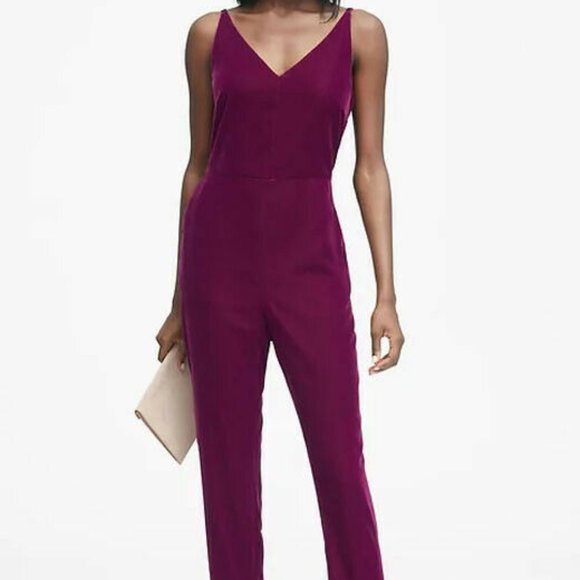 Banana Republic Pants - Banana Republic Velvet Jumpsuit